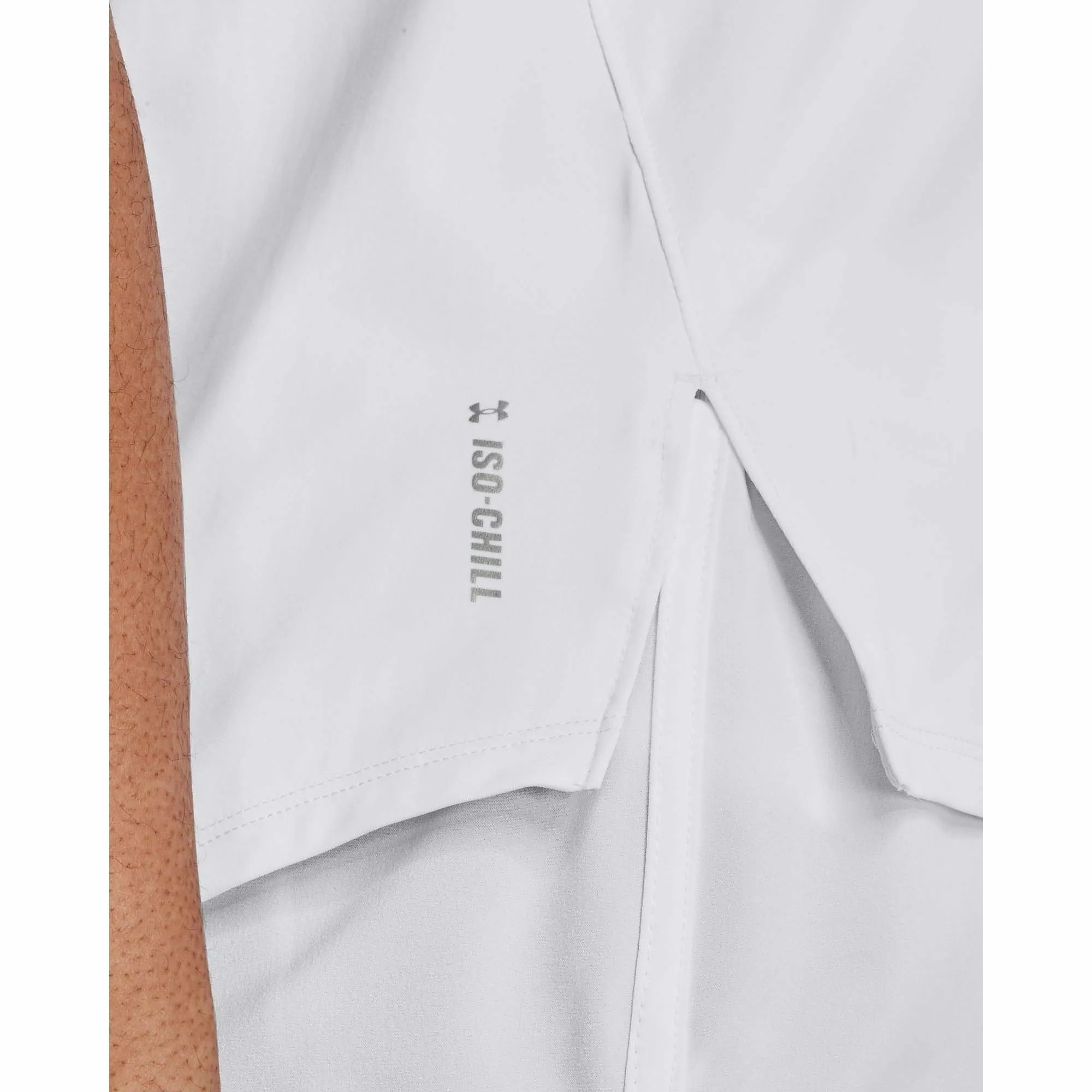 Under Armour Iso-Chill 200 Laser Short Sleeve Womens Running Top - White