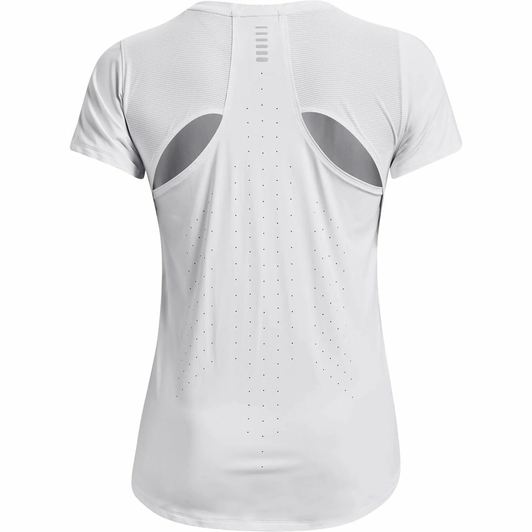 Under Armour Iso-Chill 200 Laser Short Sleeve Womens Running Top - White