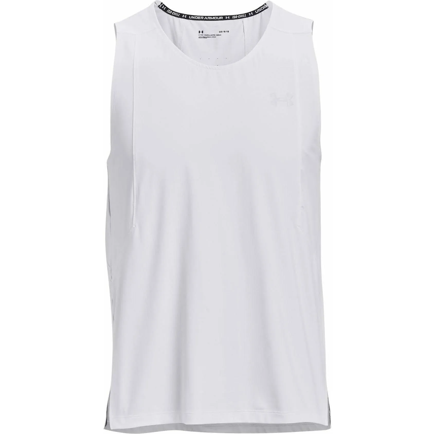 Under Armour Iso-Chill Run Laser Mens Running Vest - White