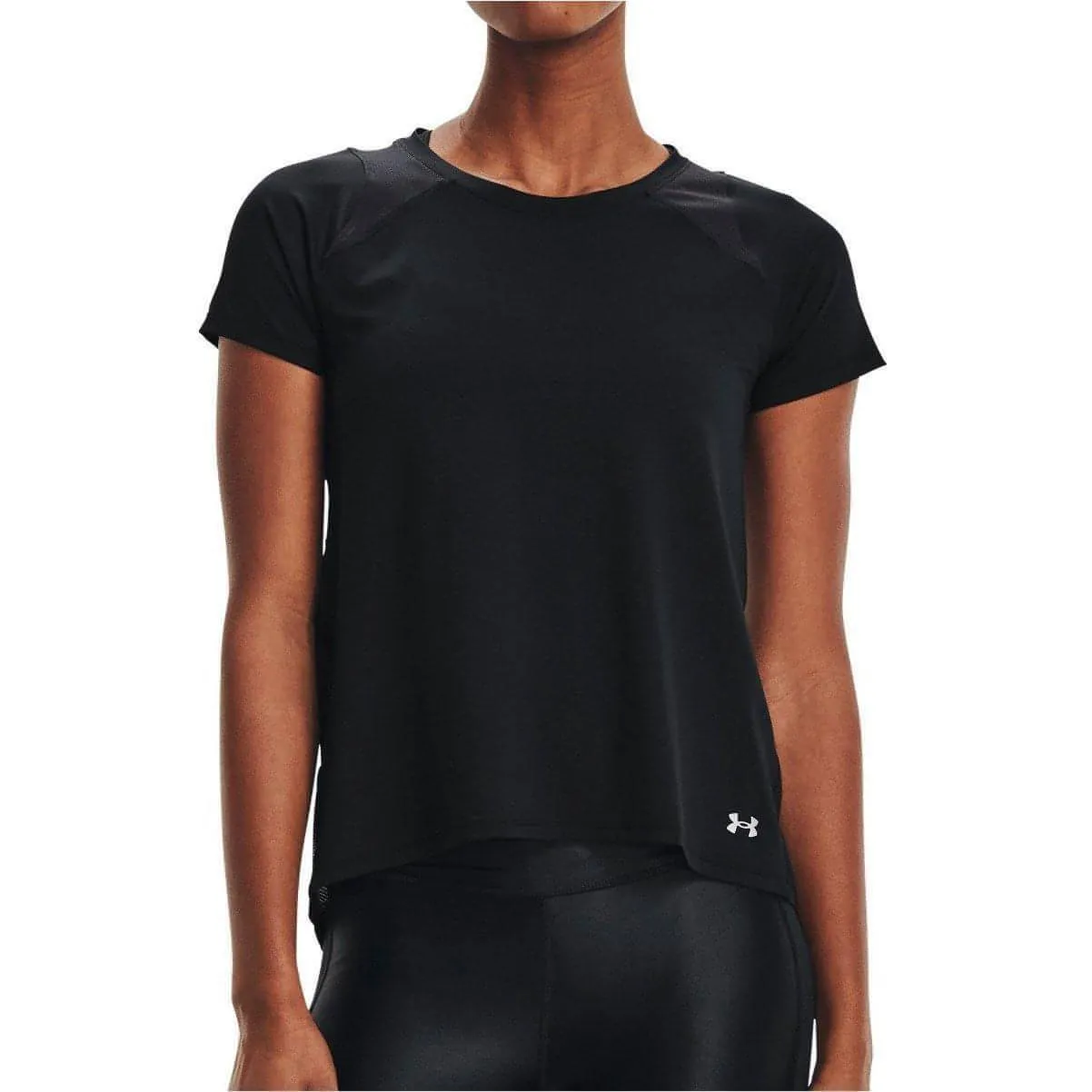 Under Armour Iso-Chill Short Sleeve Womens Running Top - Black