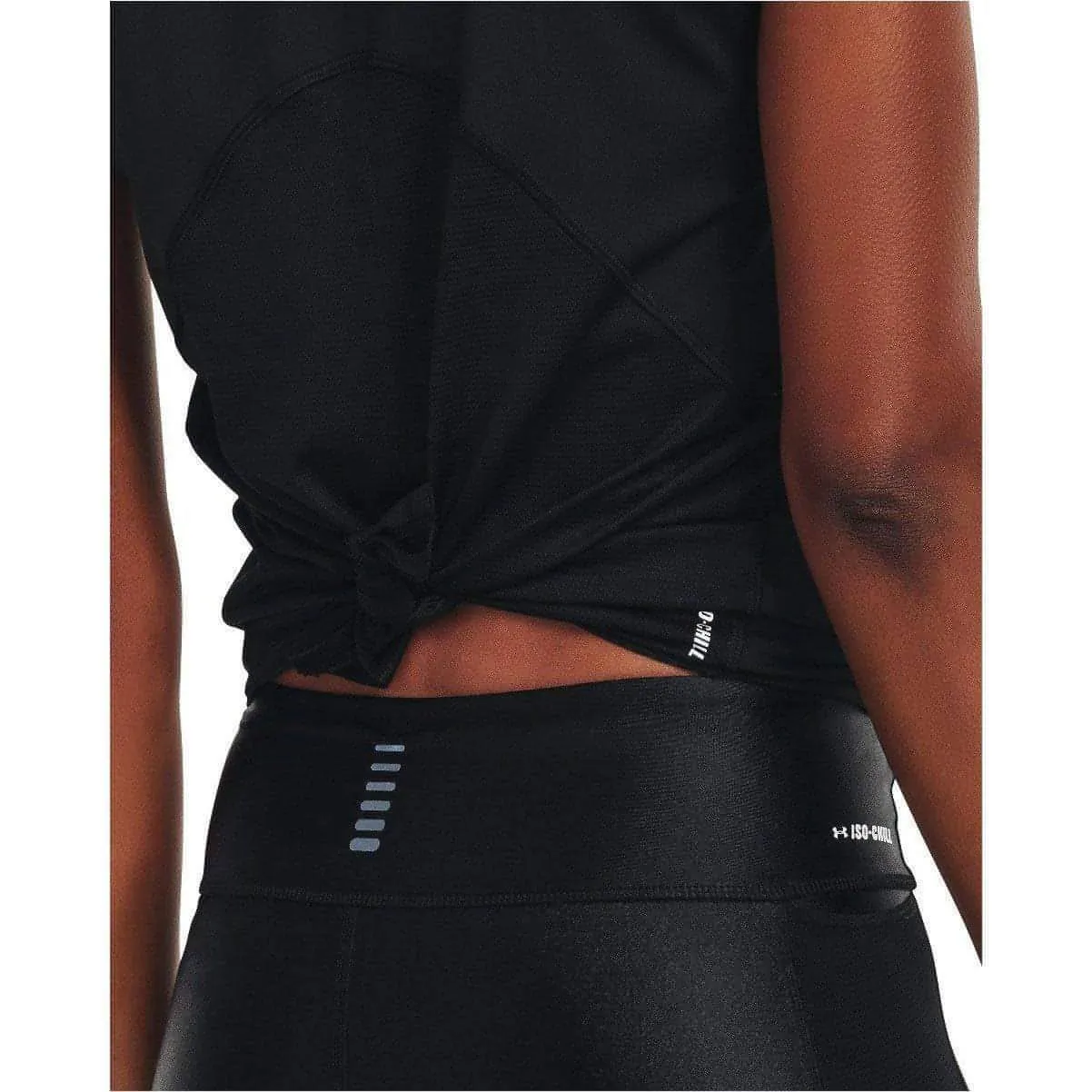 Under Armour Iso-Chill Short Sleeve Womens Running Top - Black