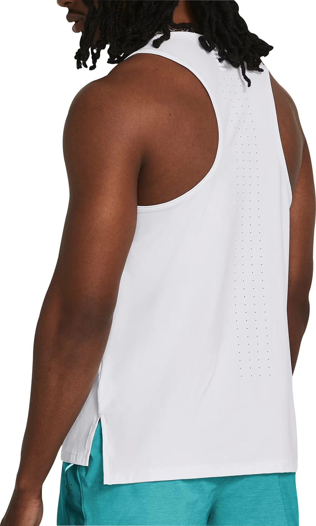 Under Armour Launch Elite Mens Running Vest - White