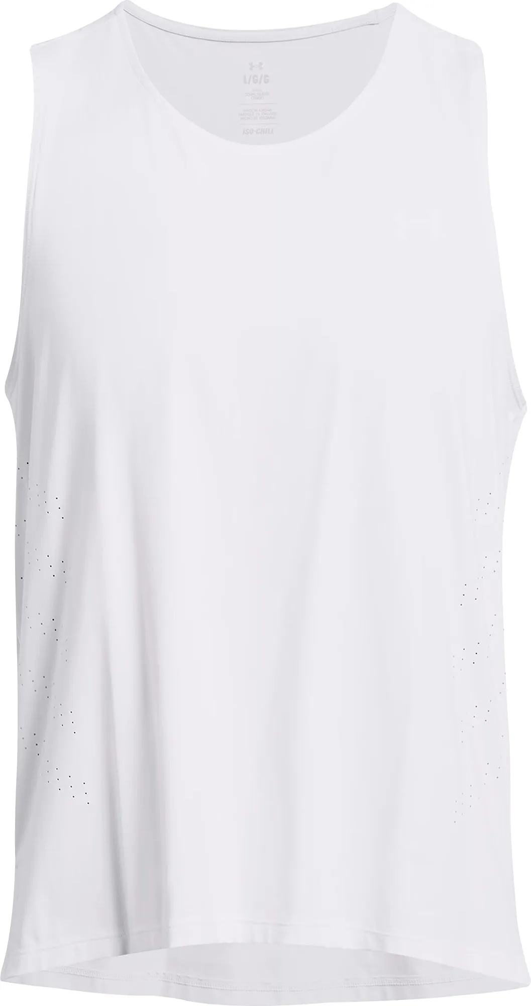 Under Armour Launch Elite Mens Running Vest - White