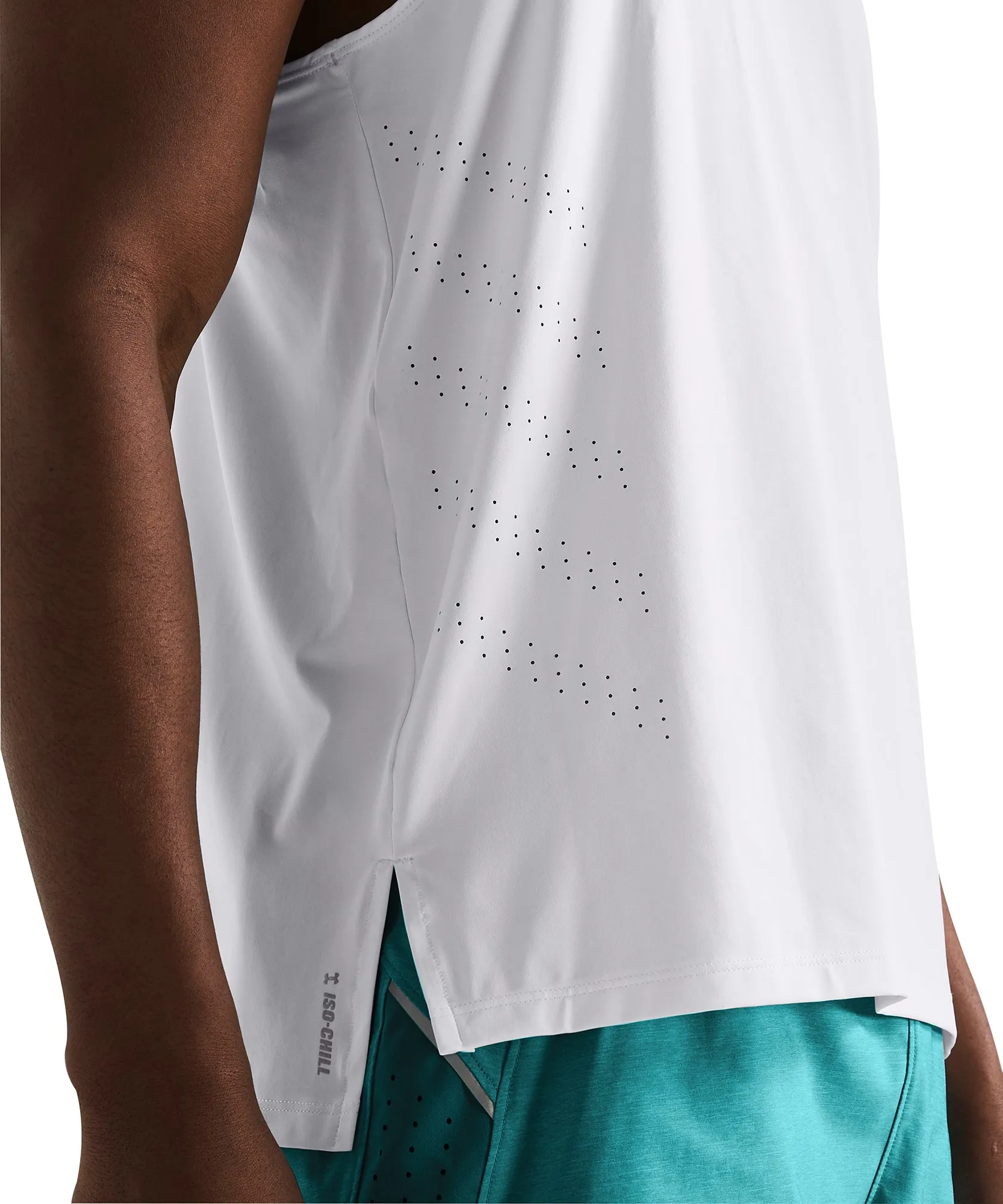 Under Armour Launch Elite Mens Running Vest - White