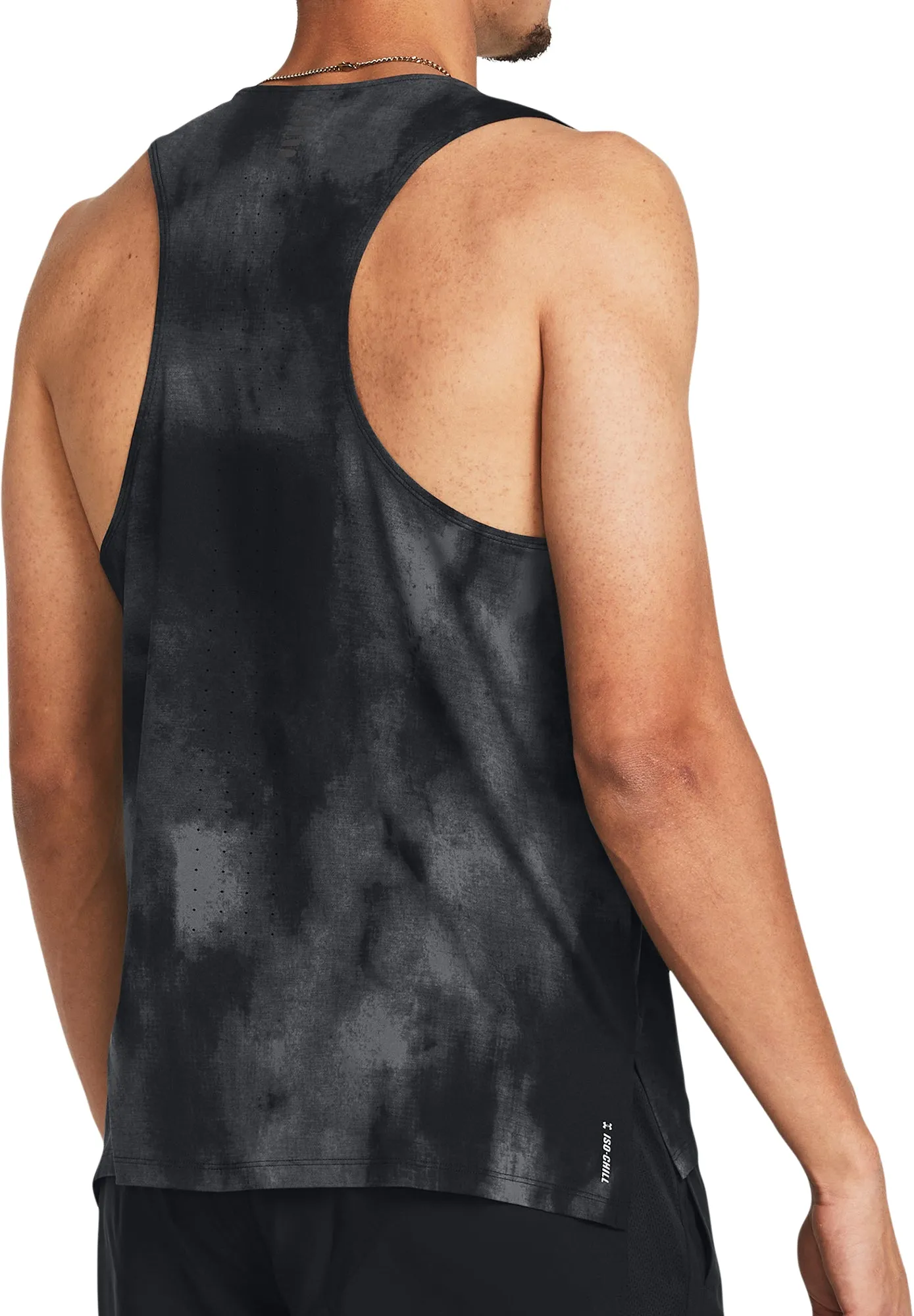 Under Armour Launch Elite Printed Mens Running Vest - Black