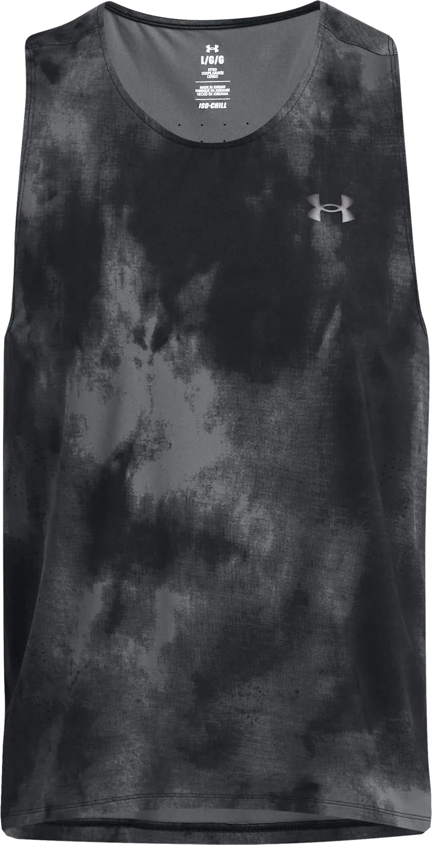Under Armour Launch Elite Printed Mens Running Vest - Black