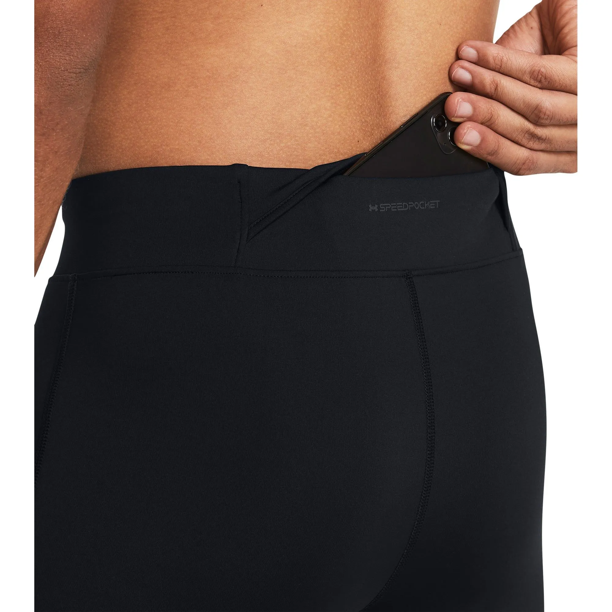 Under Armour Launch Mens Short Running Tights - Black