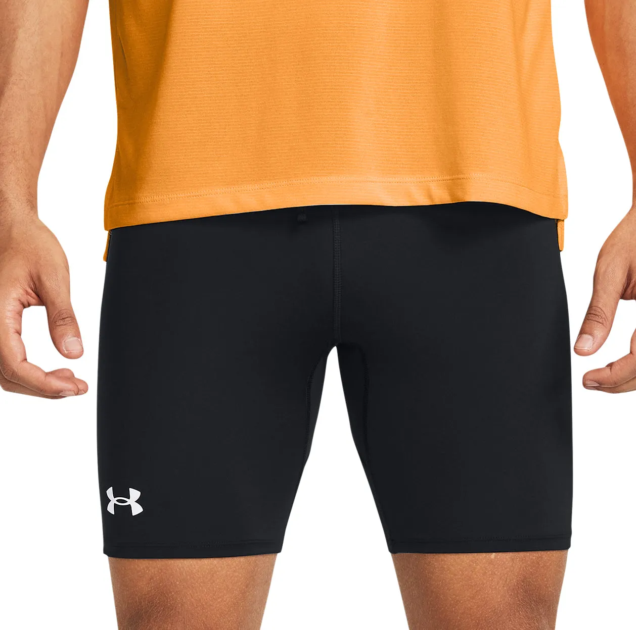 Under Armour Launch Mens Short Running Tights - Black