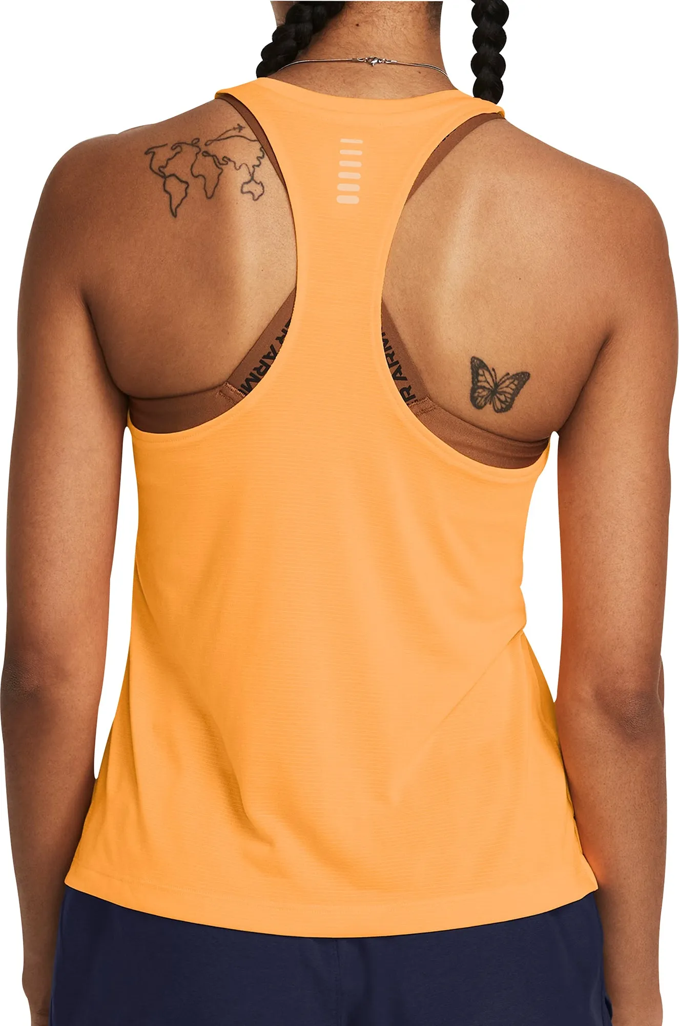 Under Armour Launch Womens Running Vest Tank Top - Orange