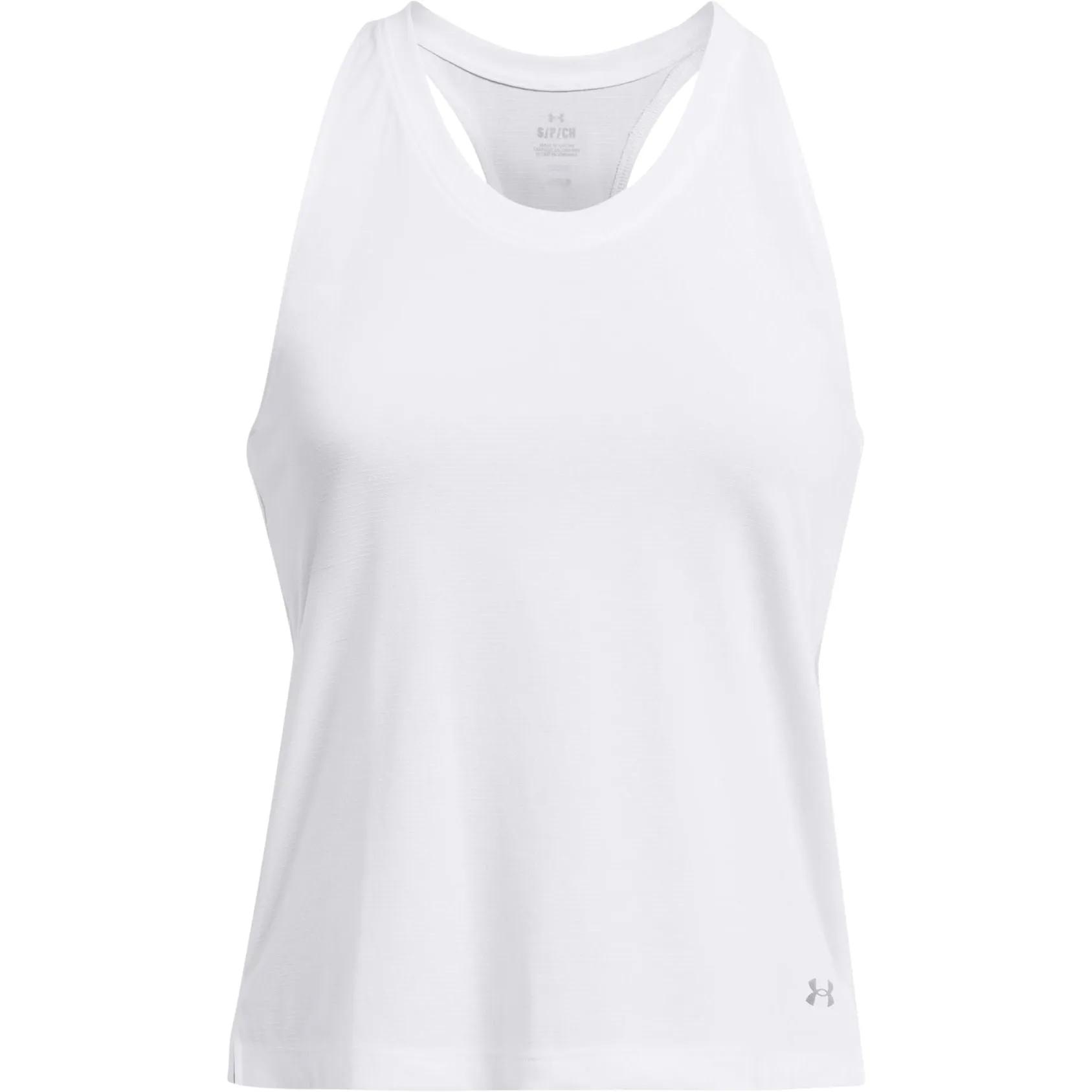 Under Armour Launch Womens Running Vest Tank Top - White