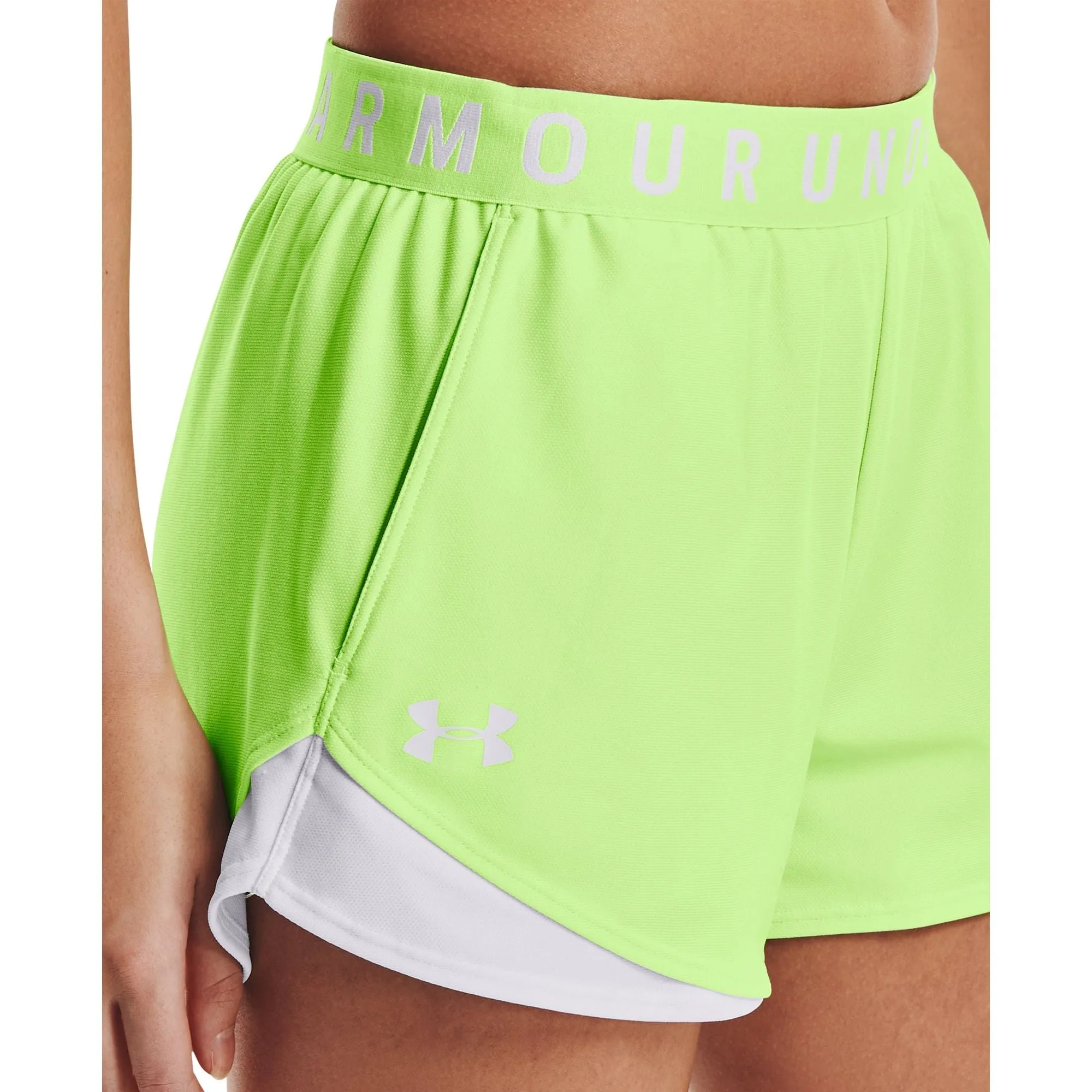 Under Armour Play Up 3.0 Womens Running Shorts - Green