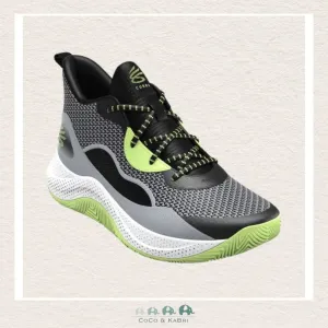 Under Armour Pre-School Curry 3Z 24 Basketball Shoes - Black/Green (O-13)