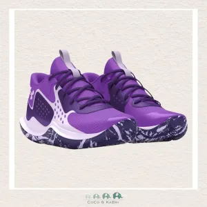 Under Armour Pre-School Jet '23 Basketball Shoes- Lavish Purple (Q3-159)