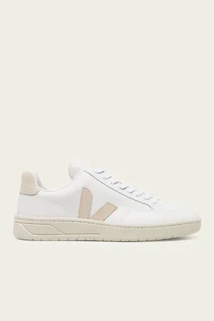 V-12 Leather Sneaker in White Sable