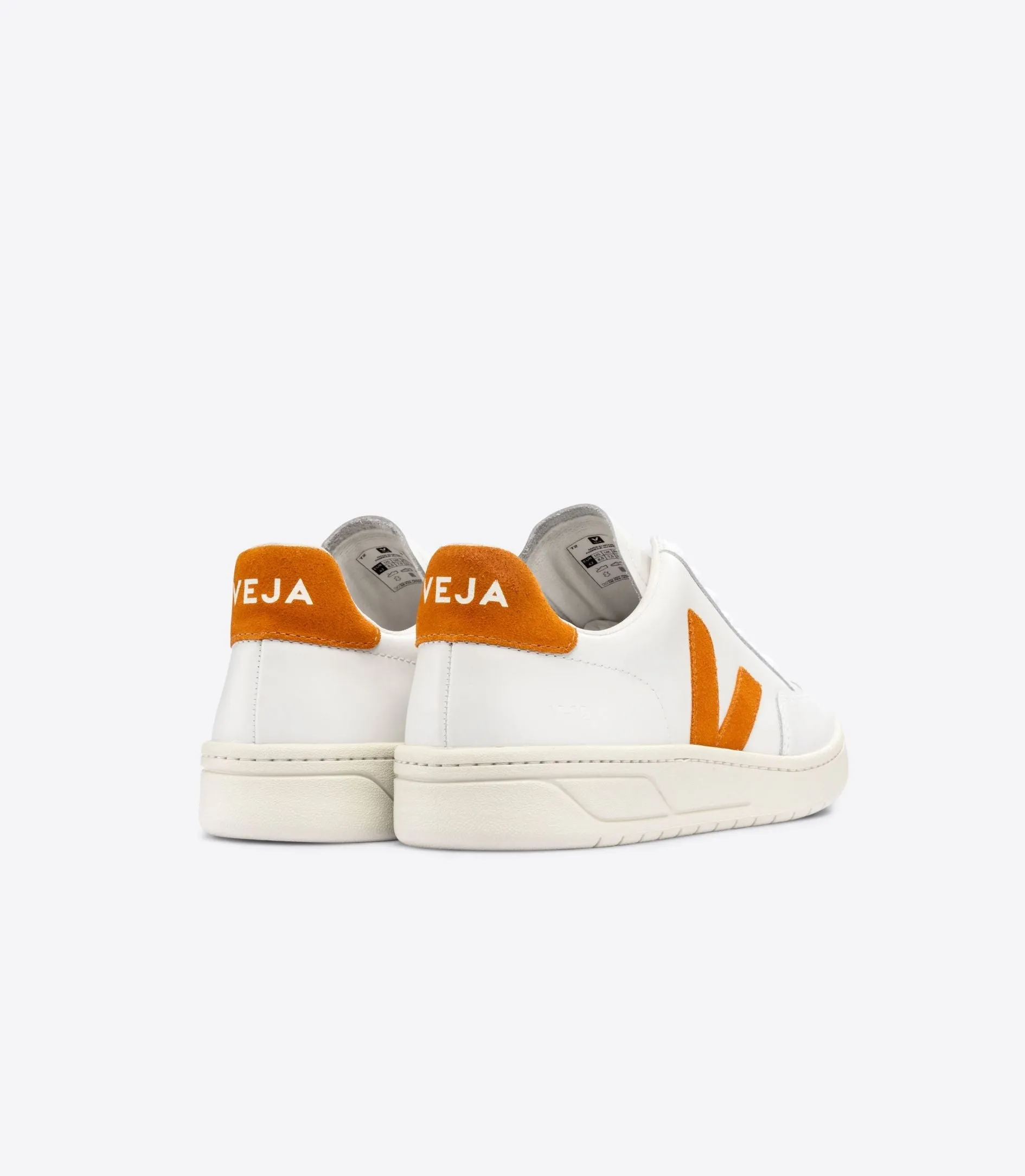 V-12 LEATHER WHITE PUMPKIN