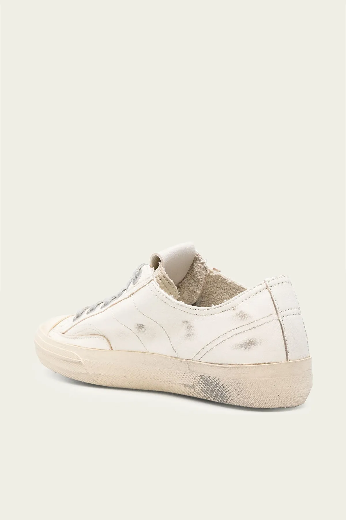 V-Star 2 Dirty White Black Star Leather Sneaker