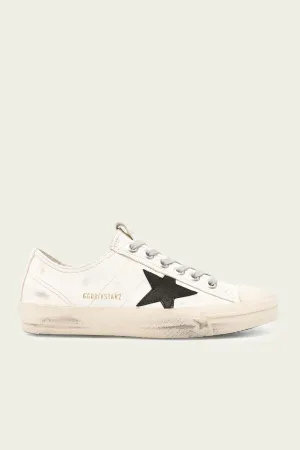 V-Star 2 Dirty White Black Star Leather Sneaker
