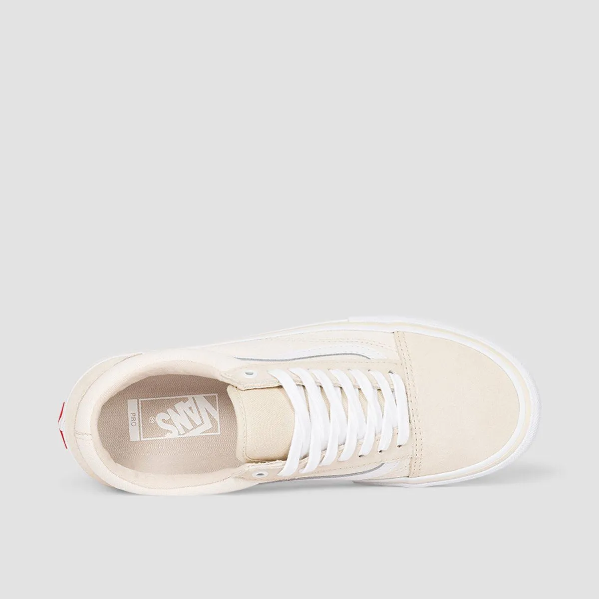 Vans Old Skool Pro Shoes - Marshmallow/White