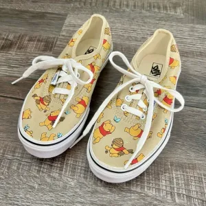 VANS x DISNEY Winnie The Pooh Lace Up Shoes Sneakers 3 Youth