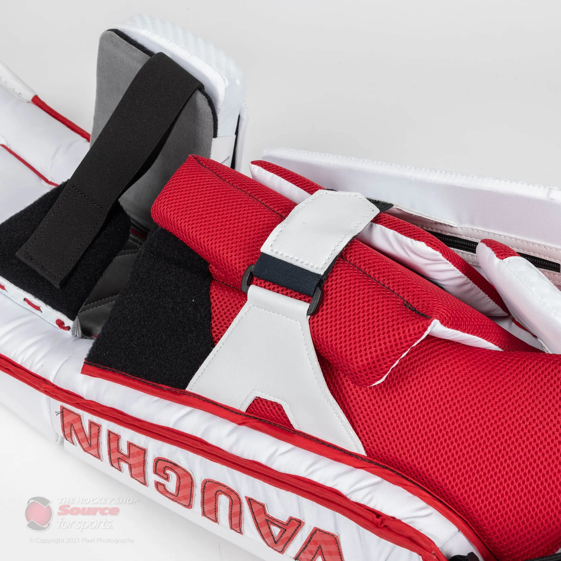 Vaughn Velocity V9 Pro Carbon Senior Goalie Leg Pads - Iceberg Graphic