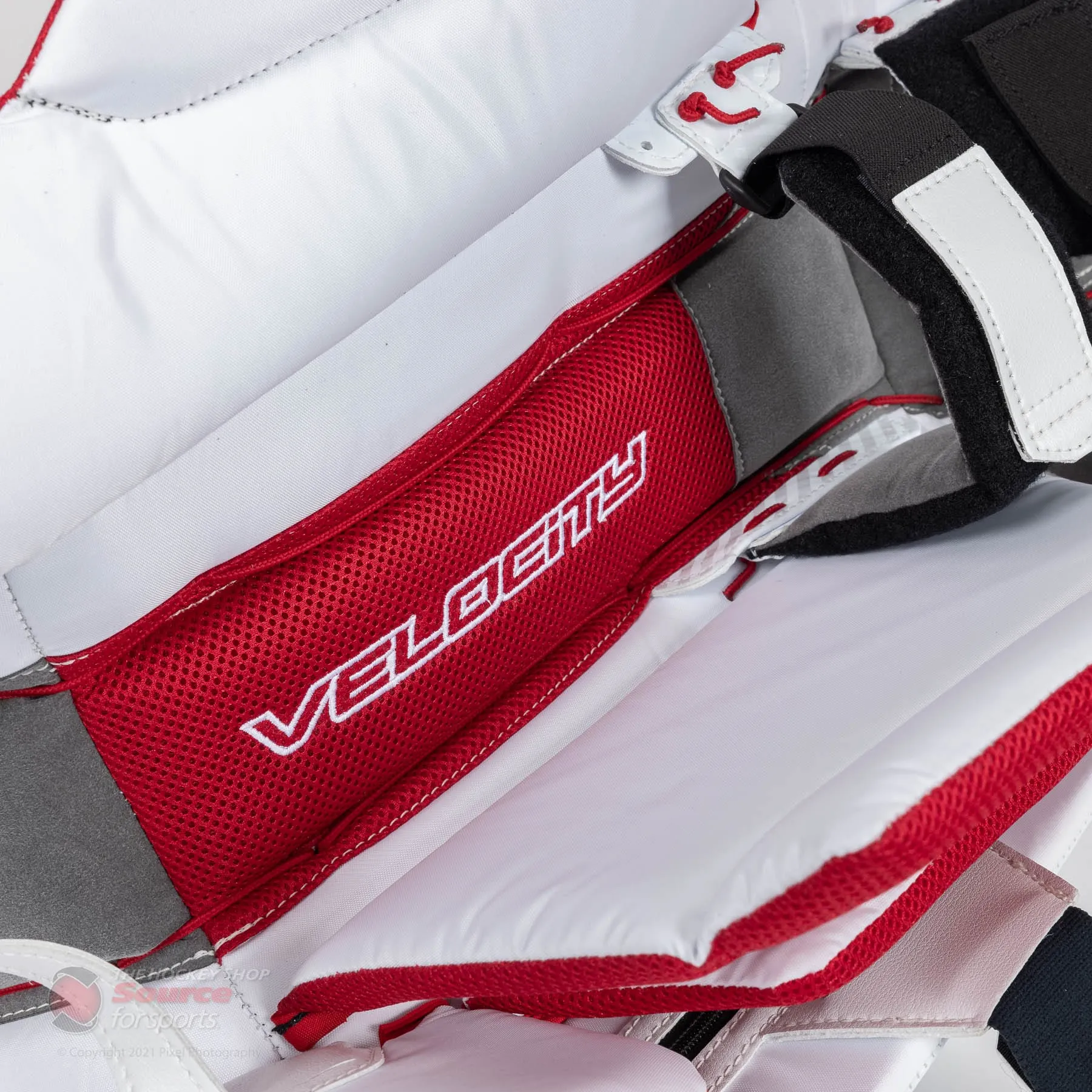 Vaughn Velocity V9 Pro Carbon Senior Goalie Leg Pads - Iceberg Graphic