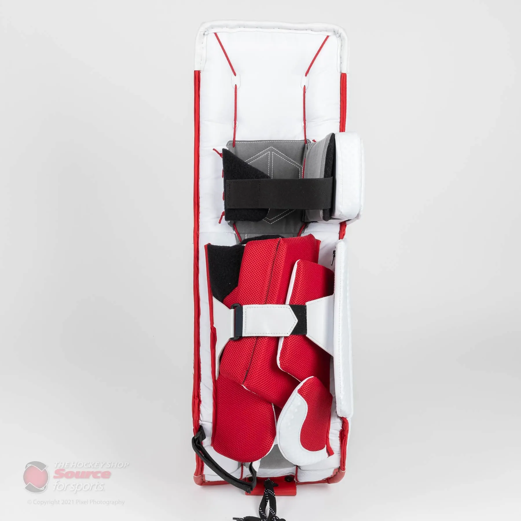 Vaughn Velocity V9 Pro Carbon Senior Goalie Leg Pads - Iceberg Graphic