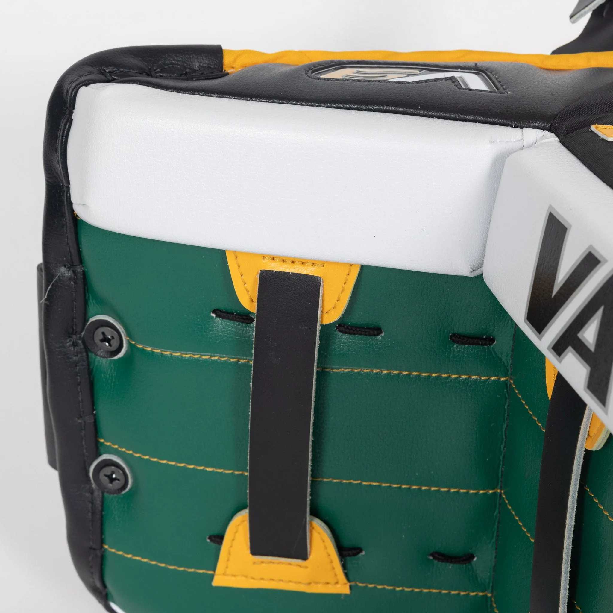 Vaughn Velocity V9 Pro Carbon Senior Goalie Leg Pads - Pro Stock Retro Vintage "Flores"