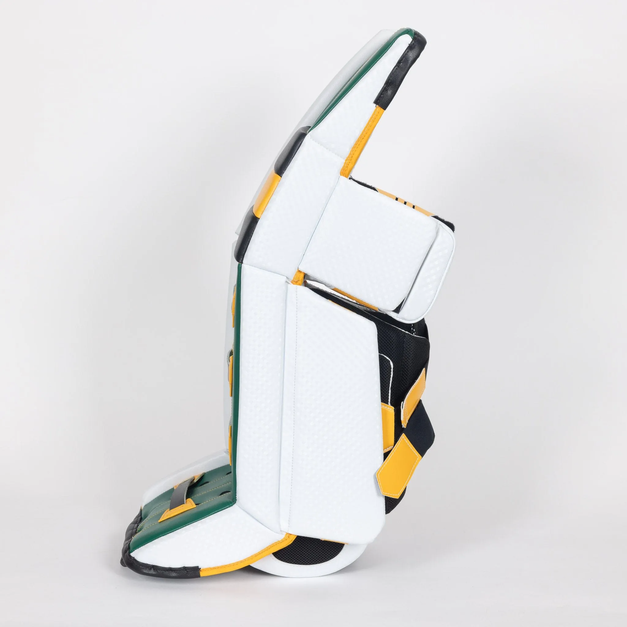 Vaughn Velocity V9 Pro Carbon Senior Goalie Leg Pads - Pro Stock Retro Vintage "Flores"