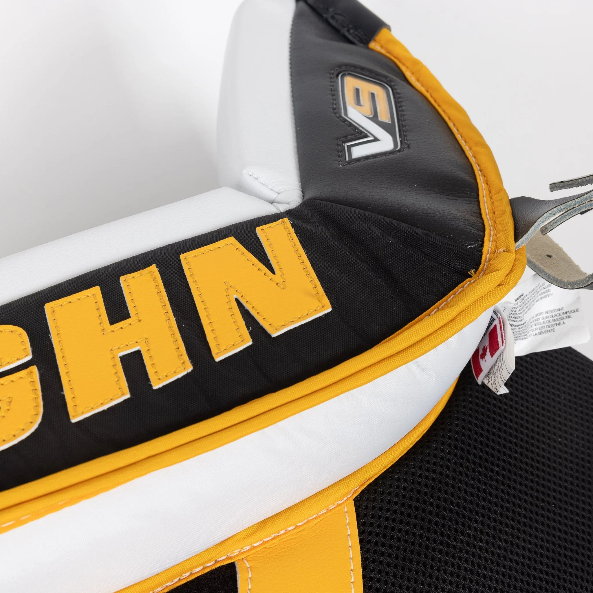 Vaughn Velocity V9 Pro Carbon Senior Goalie Leg Pads - Pro Stock Retro Vintage "Flores"