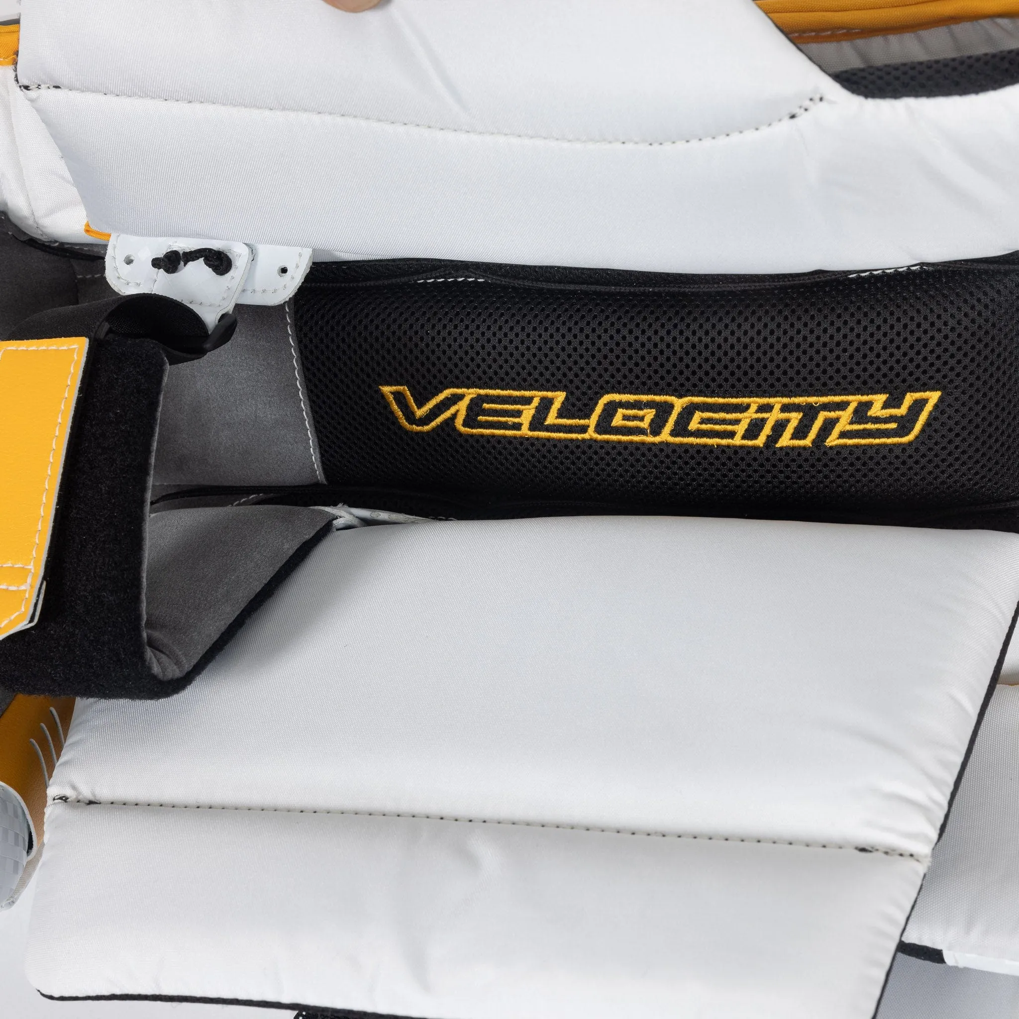 Vaughn Velocity V9 Pro Carbon Senior Goalie Leg Pads - Pro Stock Retro Vintage "Flores"