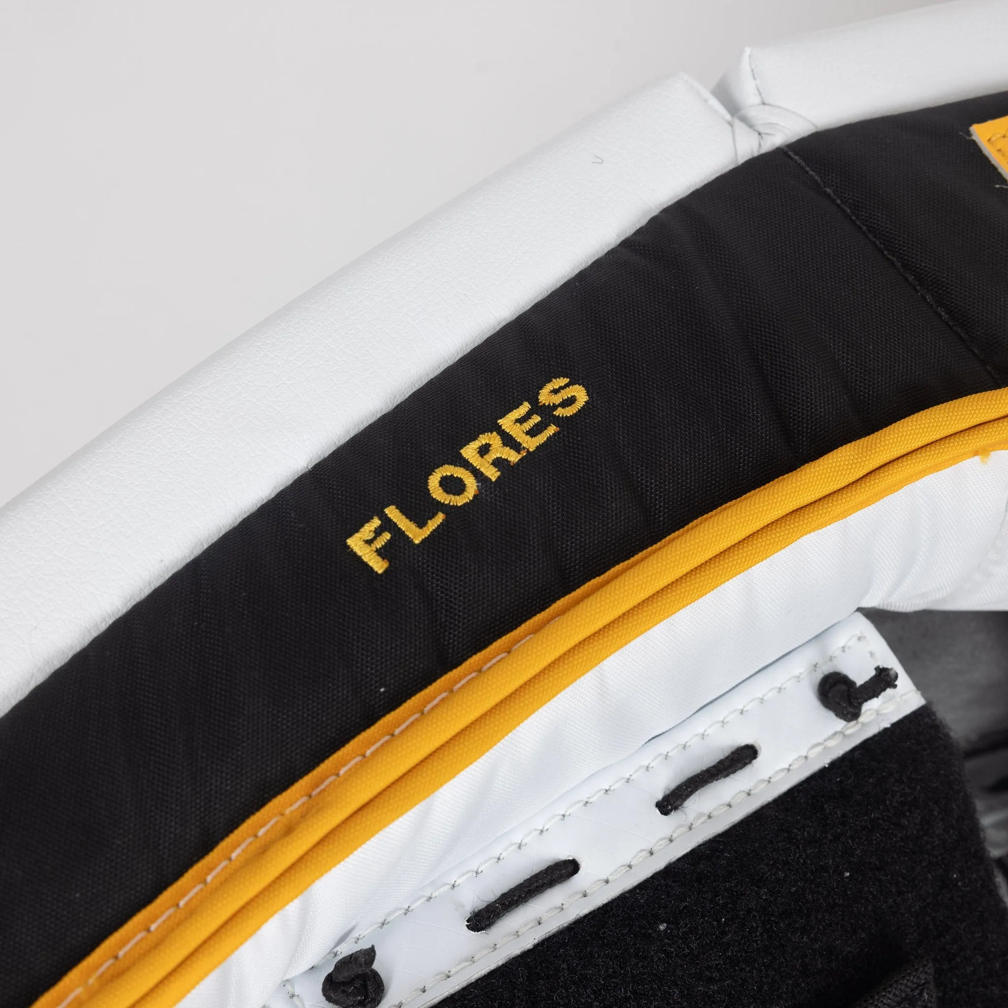 Vaughn Velocity V9 Pro Carbon Senior Goalie Leg Pads - Pro Stock Retro Vintage "Flores"