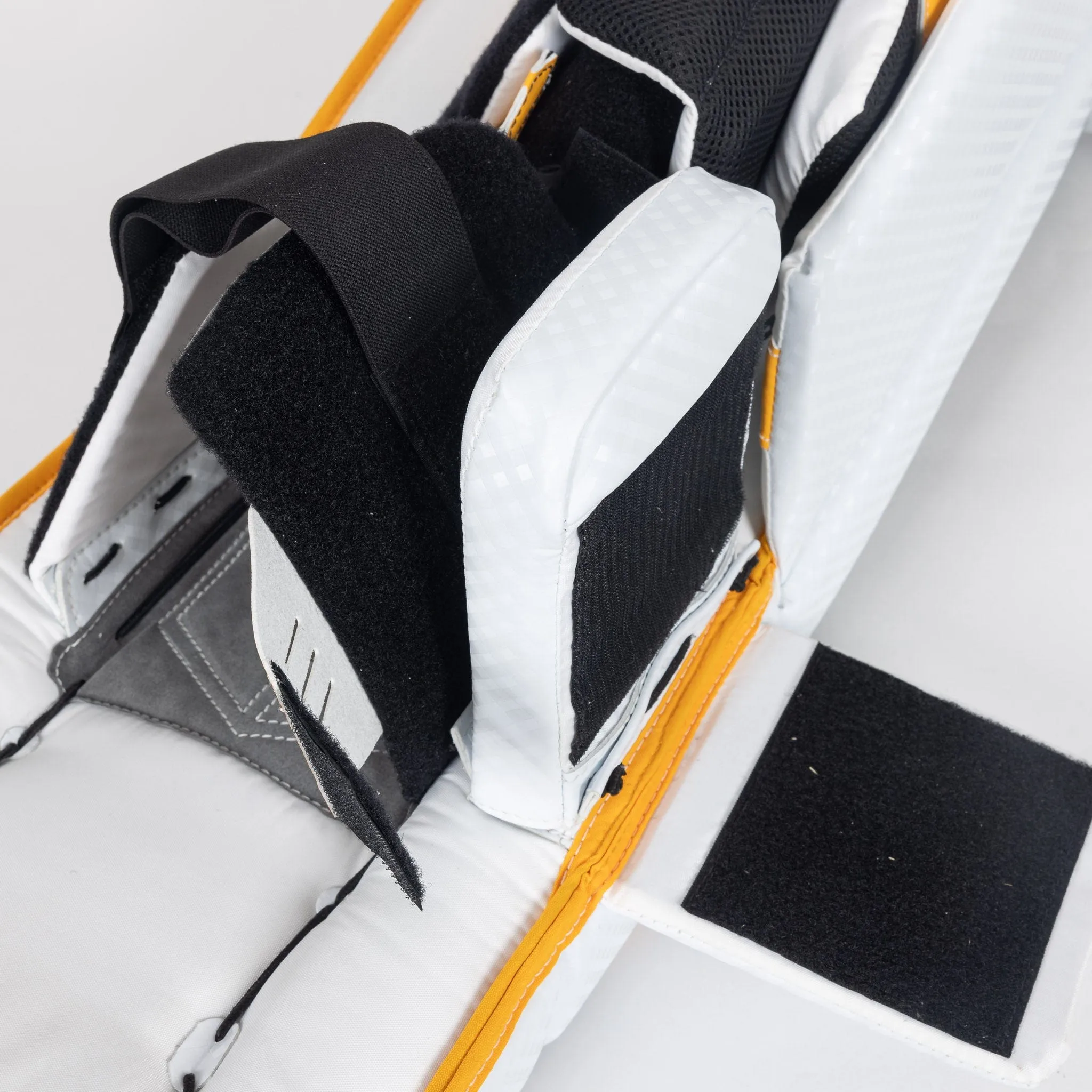 Vaughn Velocity V9 Pro Carbon Senior Goalie Leg Pads - Pro Stock Retro Vintage "Flores"