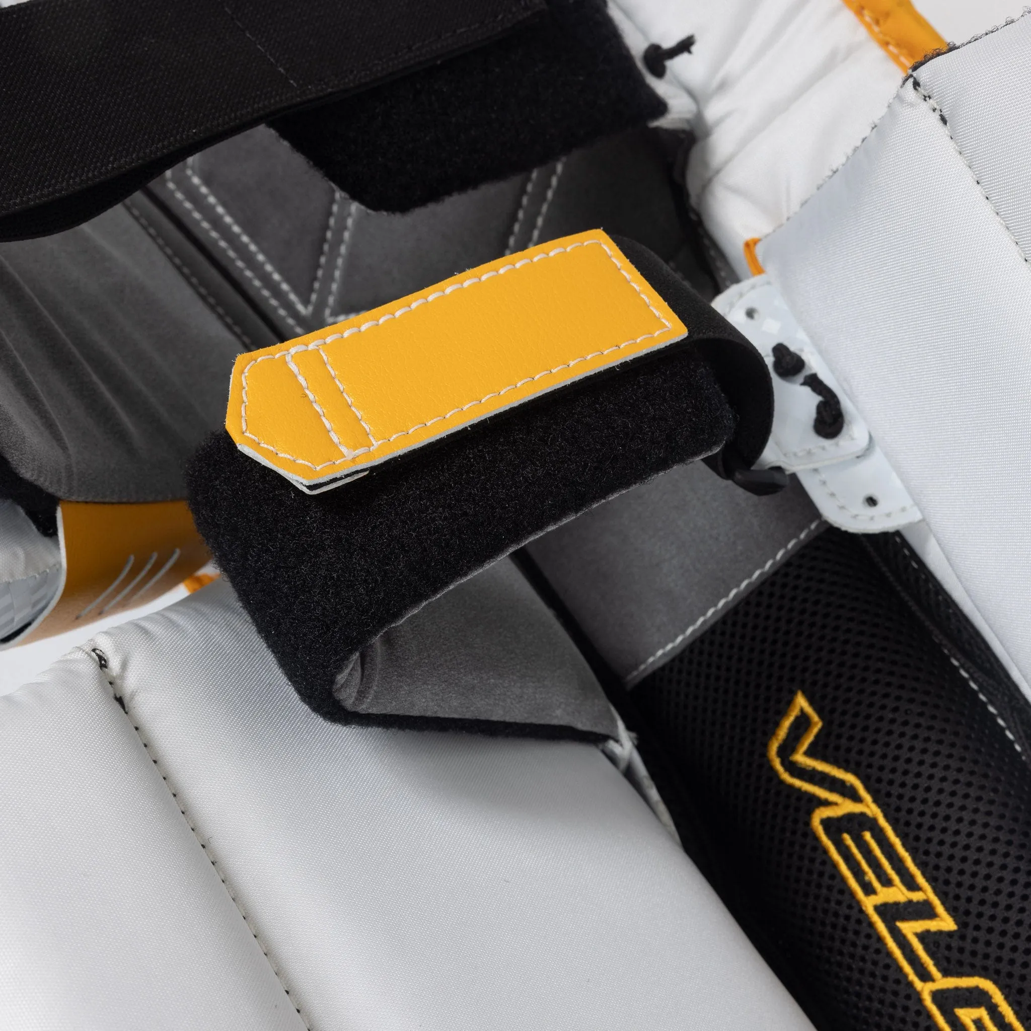 Vaughn Velocity V9 Pro Carbon Senior Goalie Leg Pads - Pro Stock Retro Vintage "Flores"