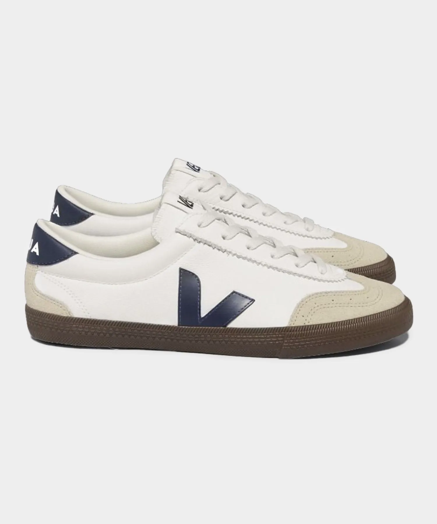 Veja Volley Canvas Sneaker in Nautico   Bark
