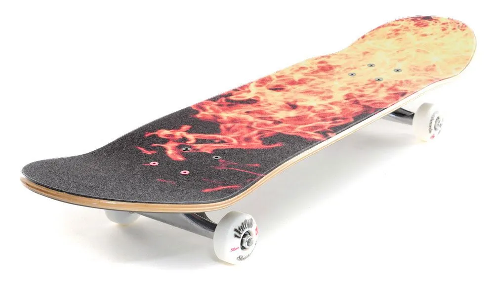 Venom Professional Grade Skateboard Griptape 9" x 33" - Flames