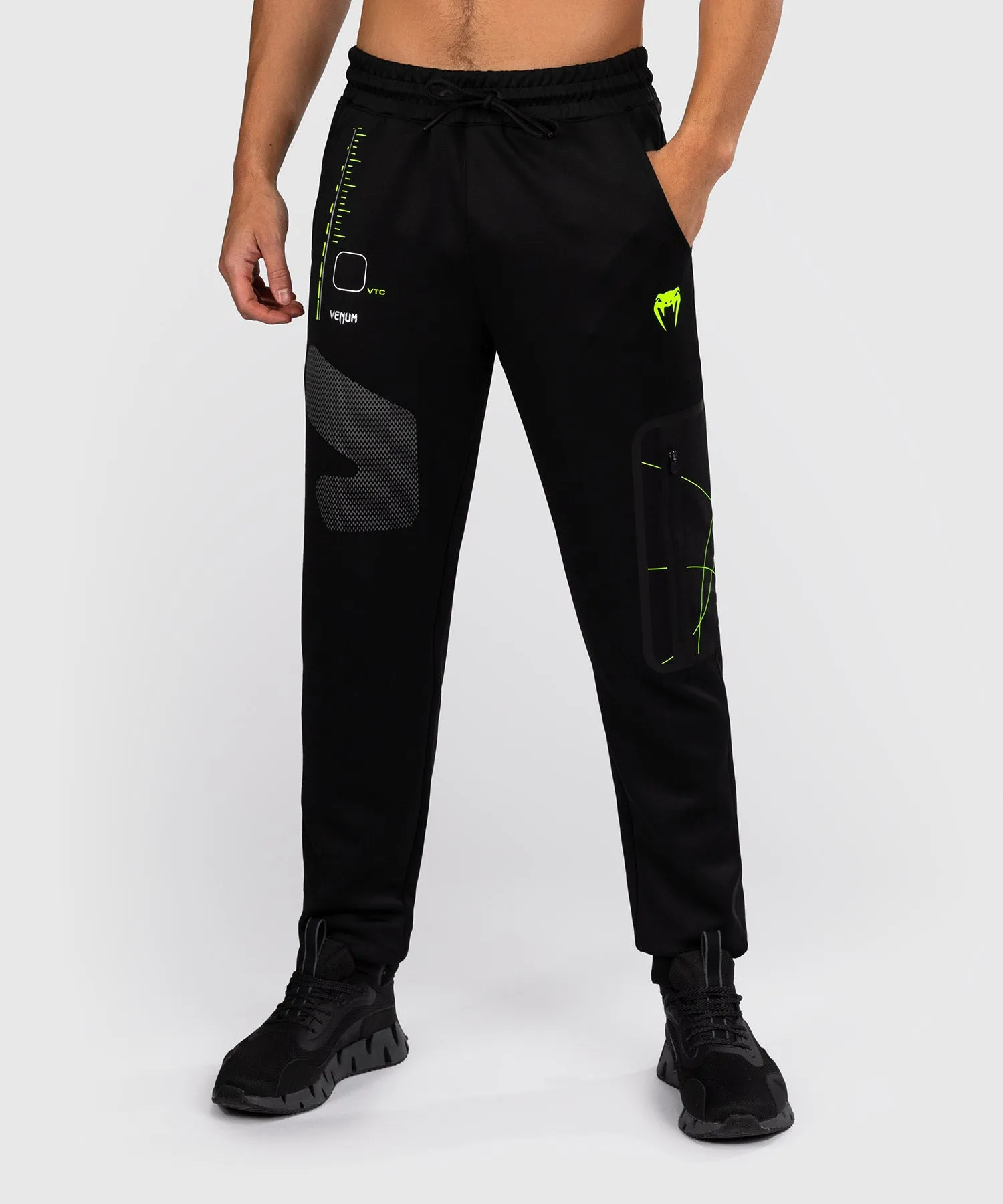 Venum Training Camp 4.0 Joggers - Nero/Neon Green