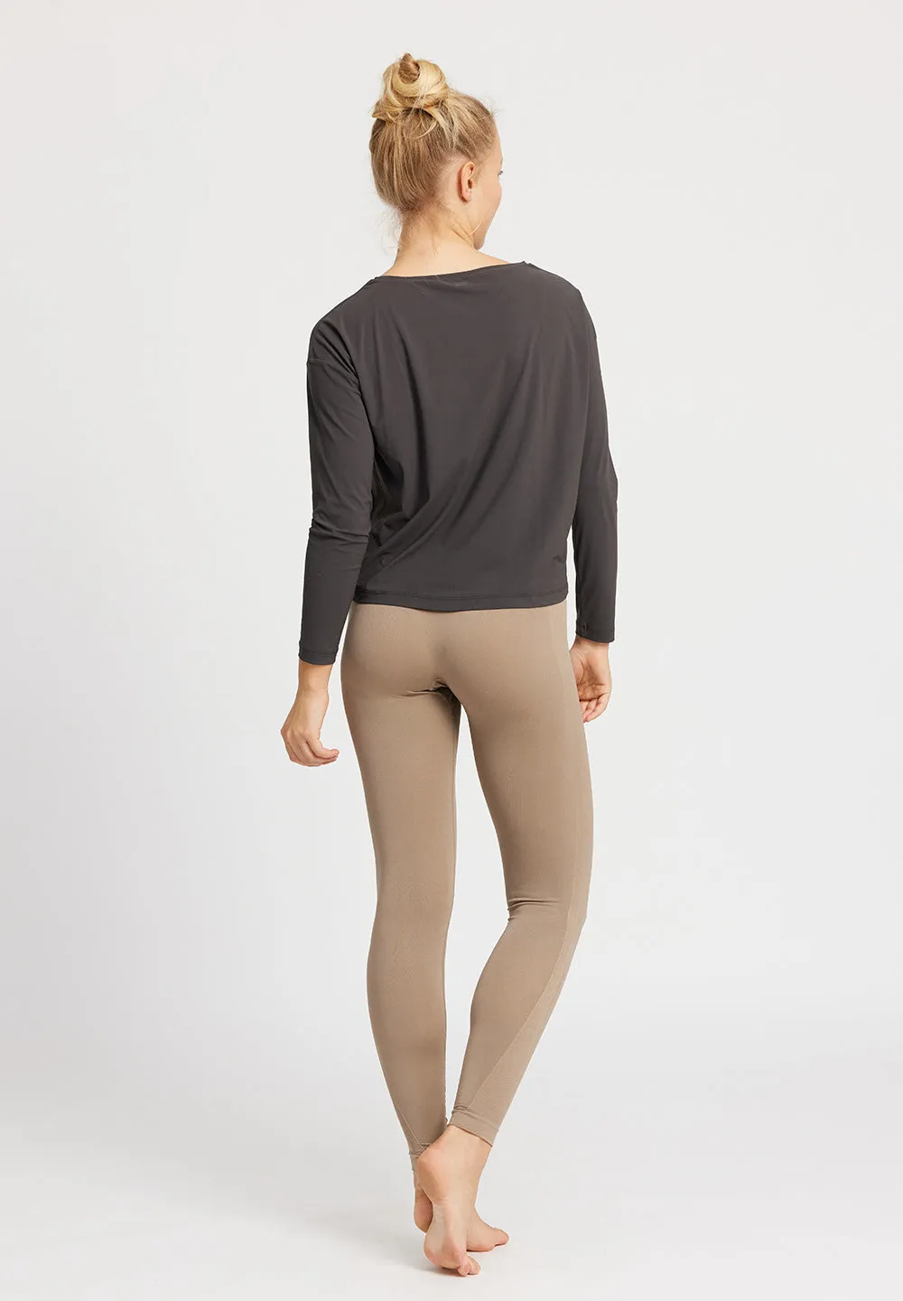 Vigga Tee Loose Shirt - almost black
