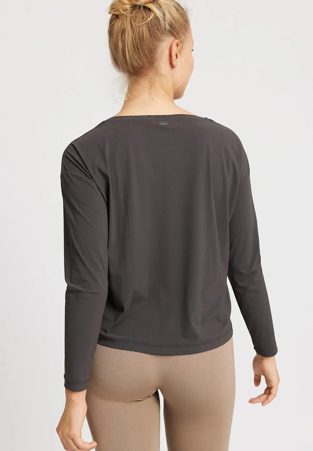Vigga Tee Loose Shirt - almost black