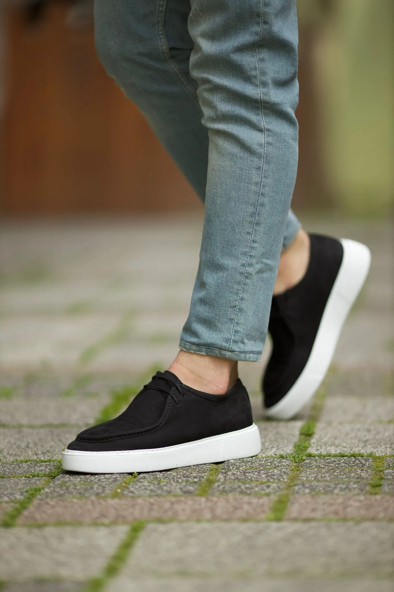 Vince Eva Sole Lace Detail Casual Black Sneakers