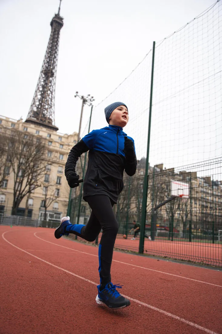 WATER-REPELLENT KIDS' RUNNING BEANIE - KIPRUN