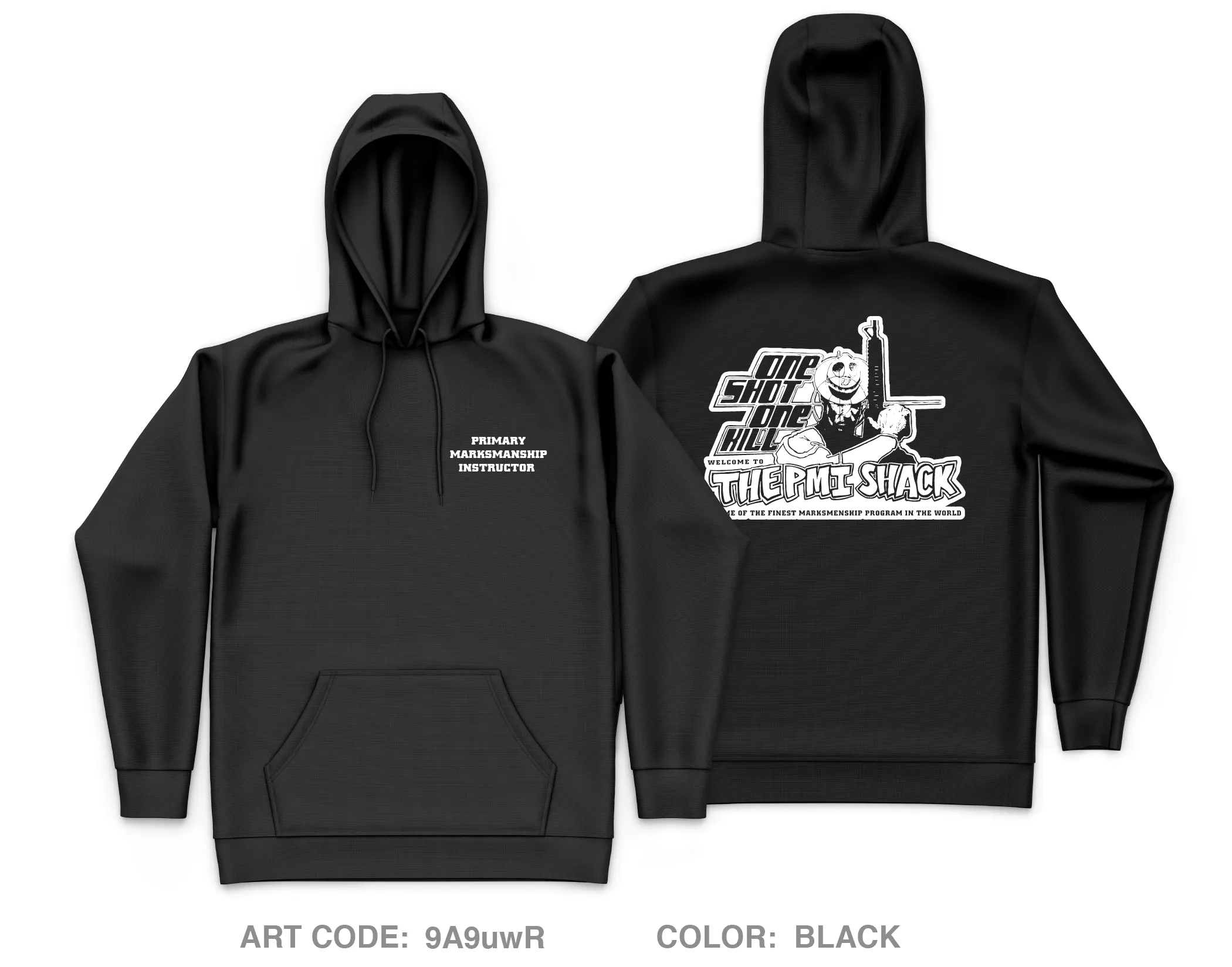 Weapons and field training battalion, range company, Marksmanship training unit,  Edson range MCRD Core Men's Hooded Performance Sweatshirt - 9A9uwR
