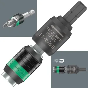 Wera Bit Holder Rapidaptor Free Running for Torque Screwdrivers with Pistol Handle 899/4/1 F