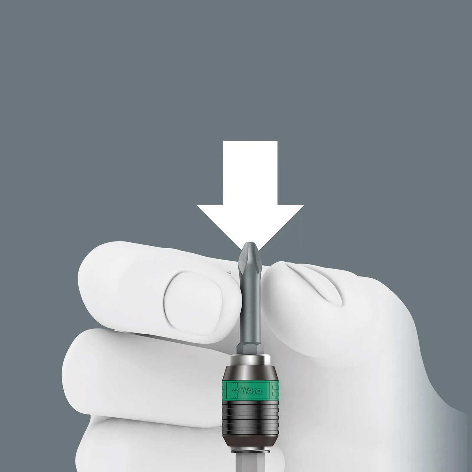 Wera Bit Holder Rapidaptor Free Running for Torque Screwdrivers with Pistol Handle 899/4/1 F