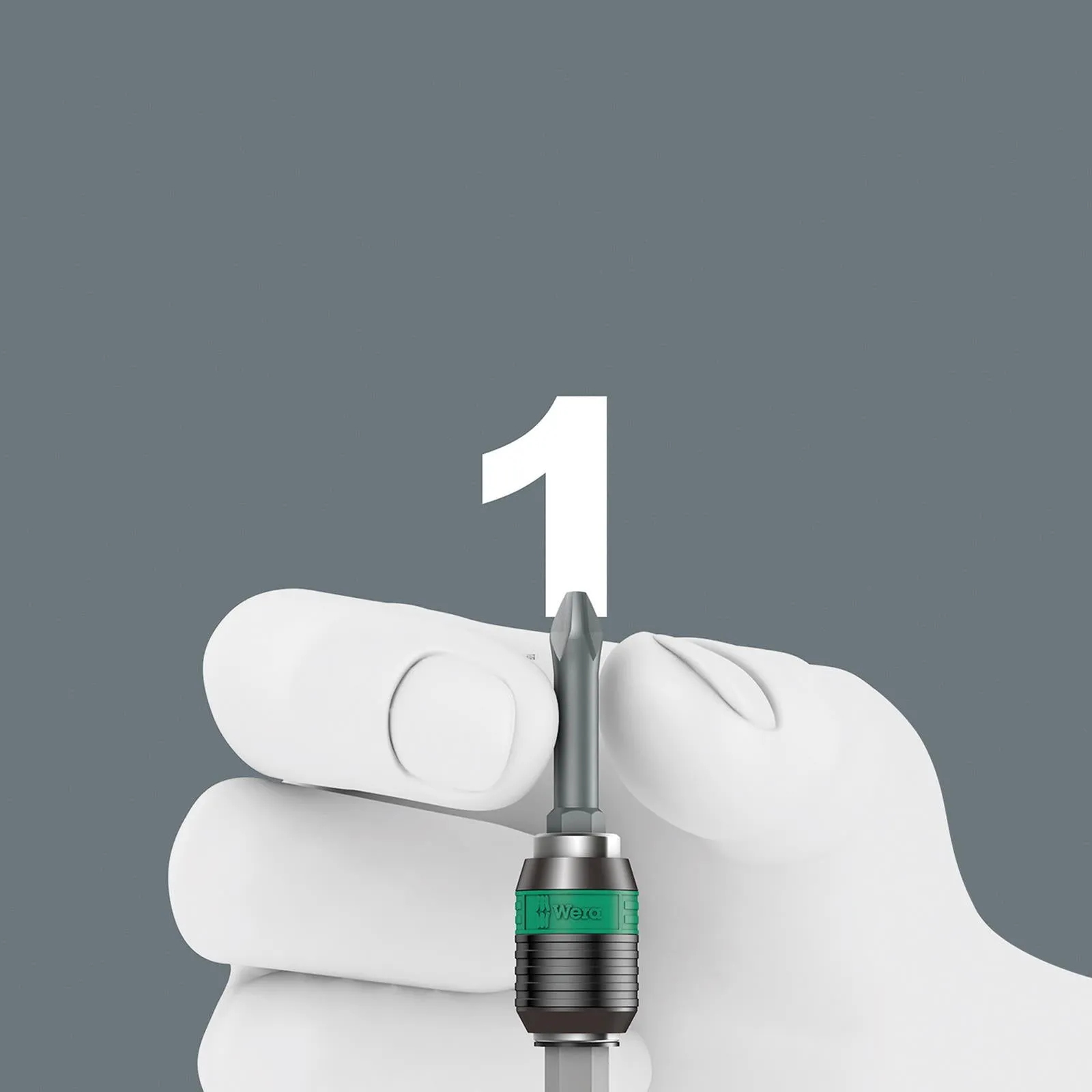 Wera Bit Holder Rapidaptor Free Running for Torque Screwdrivers with Pistol Handle 899/4/1 F