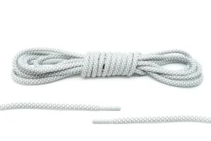 White Rope Laces (Reflective)