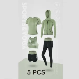 Women Jogging Sets Sports Suit Yoga Wear Gym Fitness Clothing for Woman Outdoor Running Training Workout Quick Dry