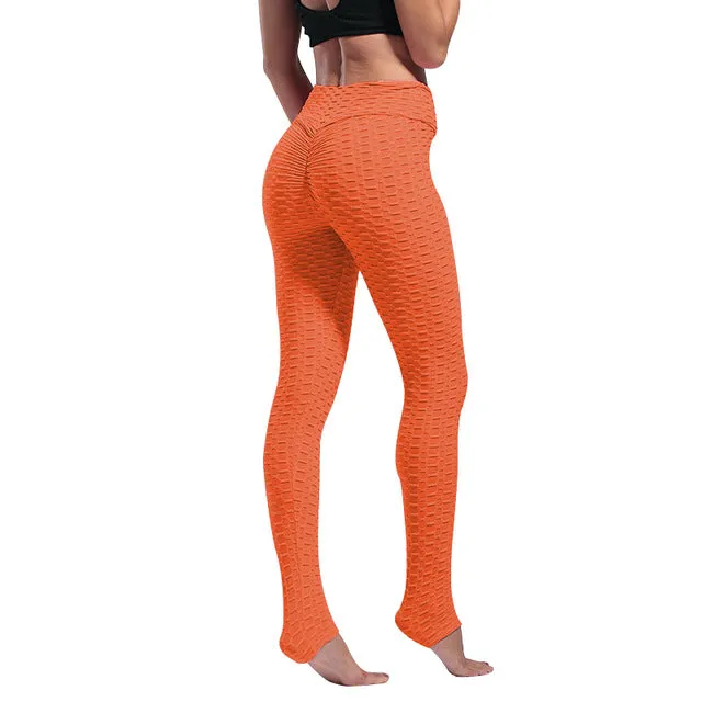 Women Leggings Anti Cellulite Pants Sexy High Waist Pull Up Sports Trousers Elastic Butt Lift Pant for Workout Fitness Legging