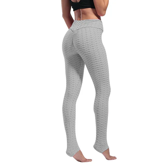 Women Leggings Anti Cellulite Pants Sexy High Waist Pull Up Sports Trousers Elastic Butt Lift Pant for Workout Fitness Legging