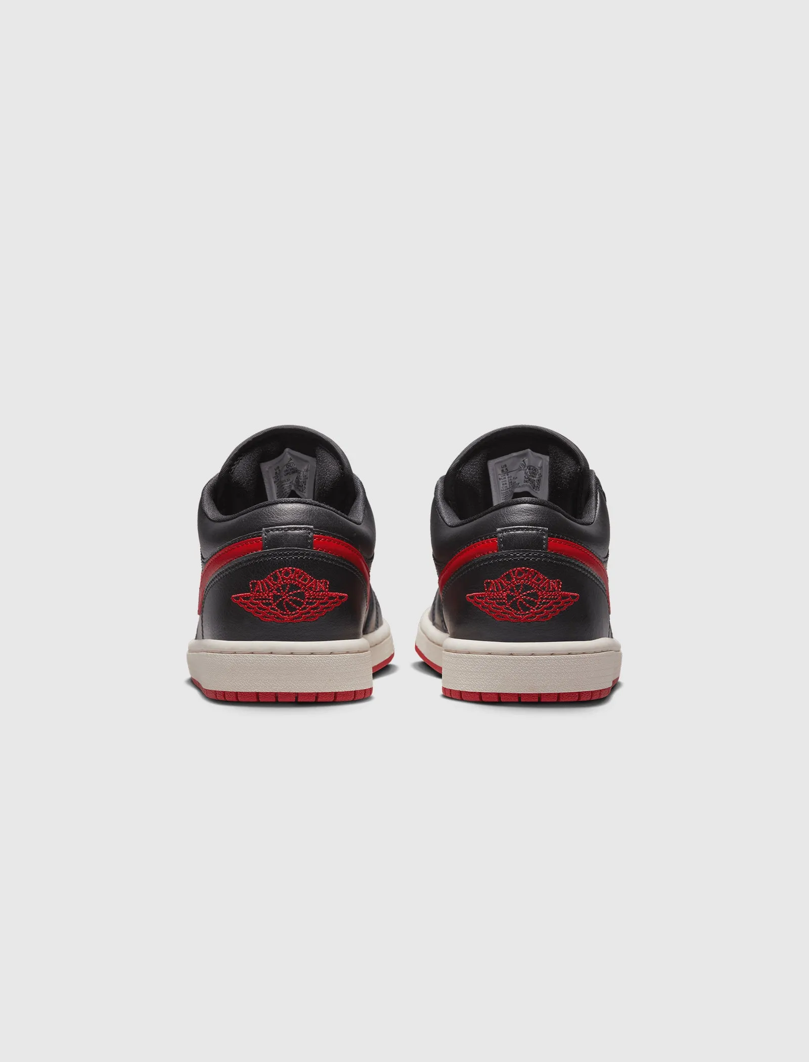 WOMEN'S AIR JORDAN 1 LOW "BRED/SAIL"