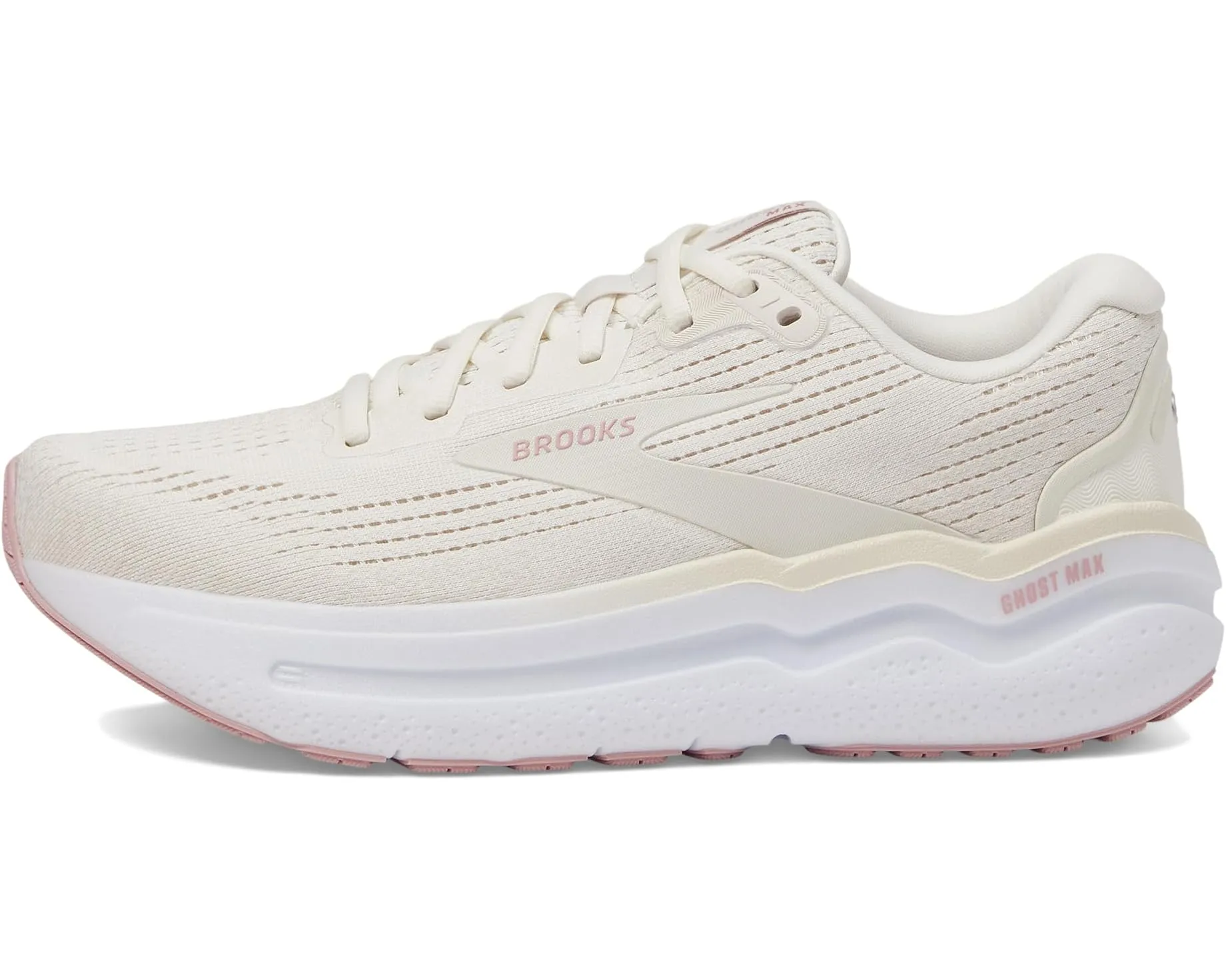 WOMEN'S BROOKS GHOST MAX 2 | COCONUT MILK / GRAY / ZEPHYR